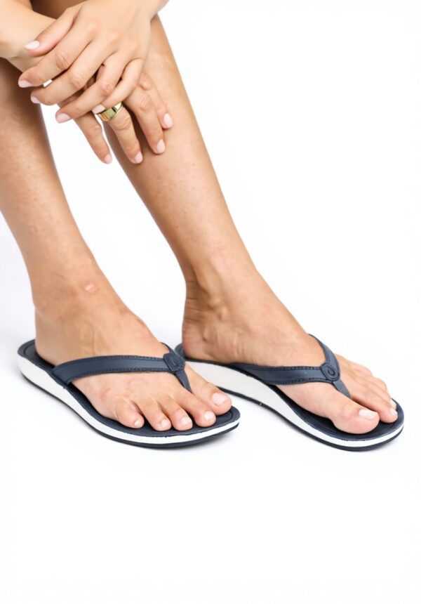 Tongs Olukai Southshore femme cuir confort plage indigo