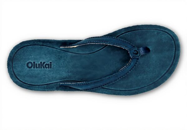 Tongs Olukai Southshore femme cuir confort plage indigo