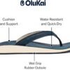 Tongs Olukai Southshore femme cuir confort plage indigo