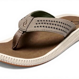 Sandales OLUKAI Ulele Homme Cuir Résistantes à leau