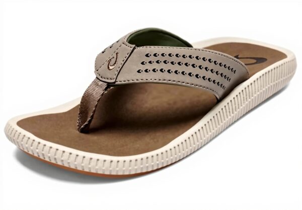 Sandales OLUKAI Ulele Homme Cuir Résistantes à leau