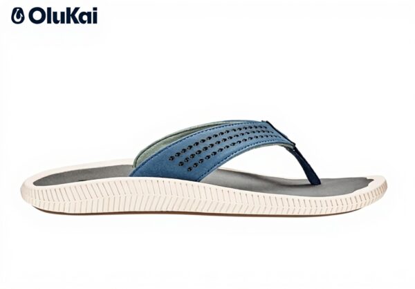Sandales OLUKAI Ulele Homme Bleu Ardoise Résistantes à leau