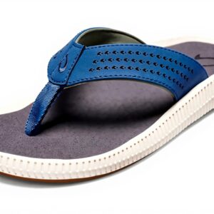Sandales OLUKAI Ulele Homme Bleu Ardoise Résistantes à leau