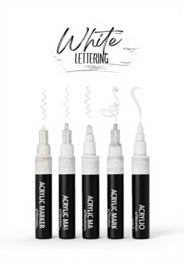 Stylos acryliques blancs Online pour papier noir et surfaces