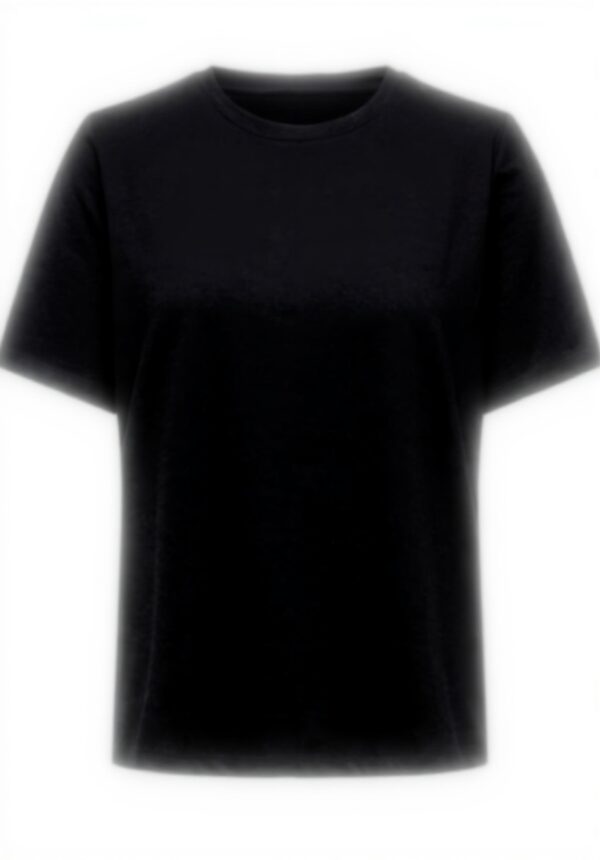 T-shirt femme Only manches courtes noir confortable col rond