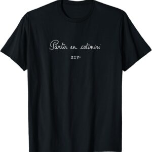 T-shirt Partir en catimini proverbe français XIVe siècle-0