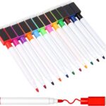 Feutre tableau blanc effaçable qijiefenCC 12 pcs magnétique-0