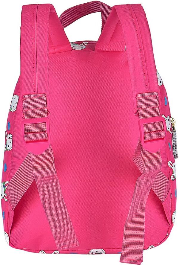 Queta Sac à Dos Enfant Lapin Design Cartable Rose Nylon-2