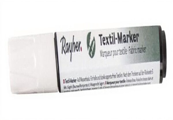 Marqueur textile Rayher blanc permanent séchage rapide