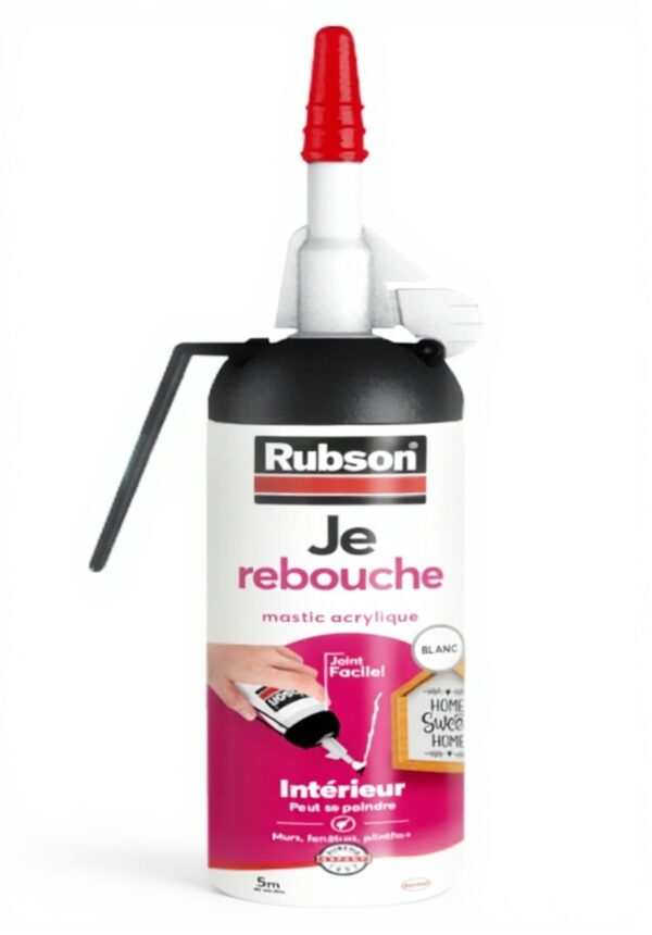 Rubson Mastic Blanc 100 ml mastic acrylique étanche