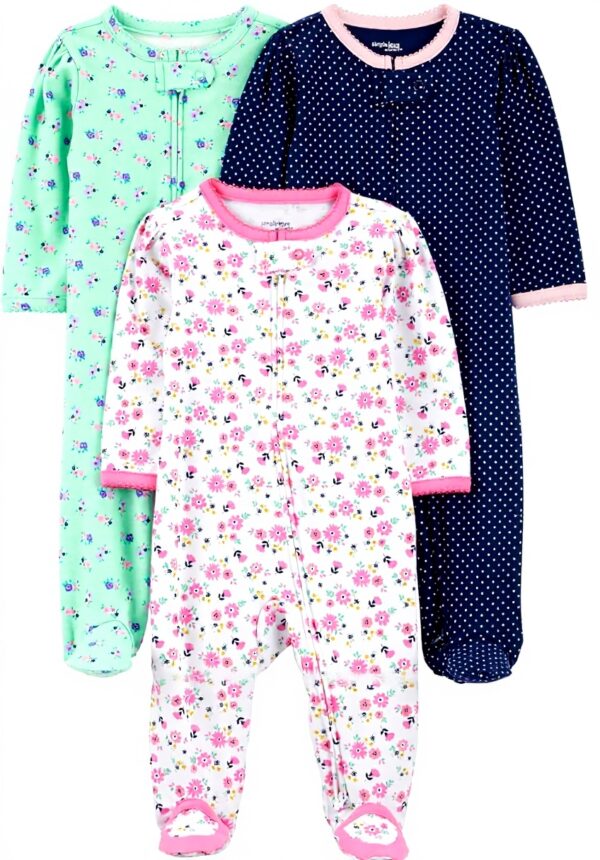 Dors bien bébé Simple Joys Carter's 3-pack fermeture éclair