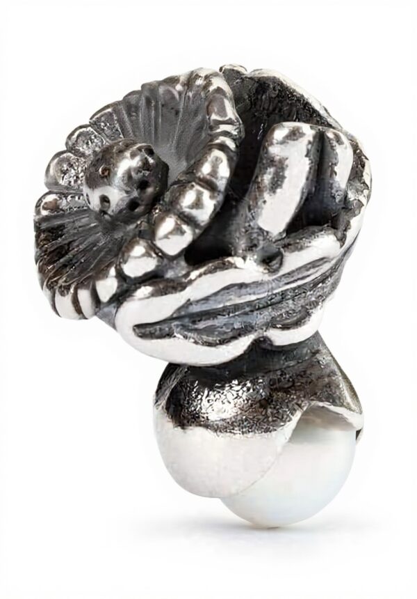 Perle Trollbeads Drops Femme Argent 925 Fleur Avril