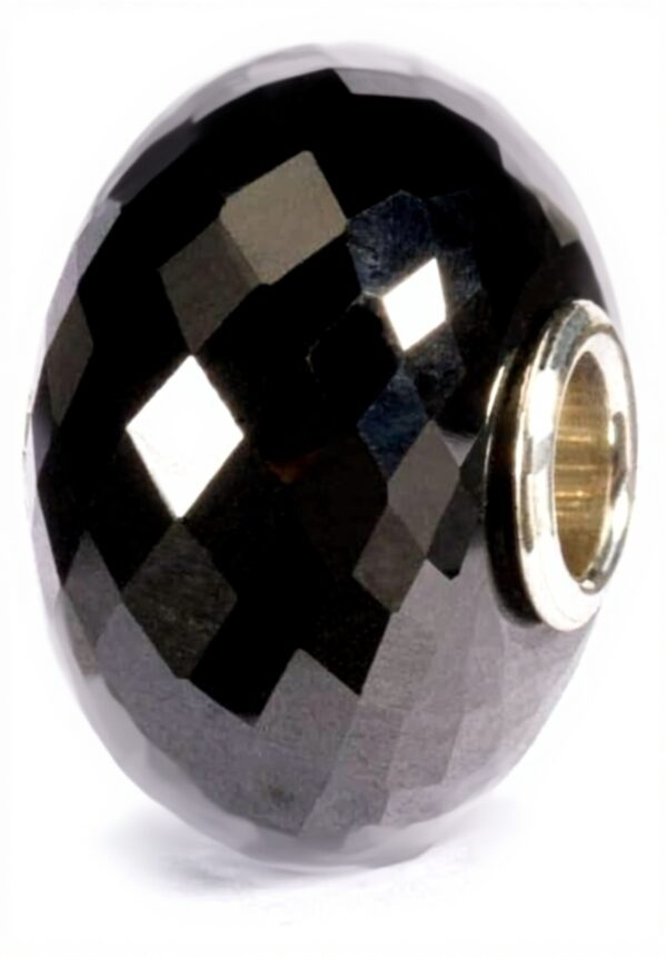 Perle Trollbeads Drops Femme Argent 925 Onyx Noir