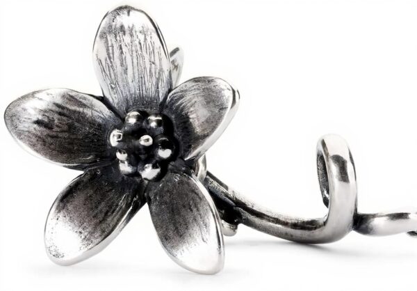 Pendentif Anémone Trollbeads Argent 925 Bijou Femme