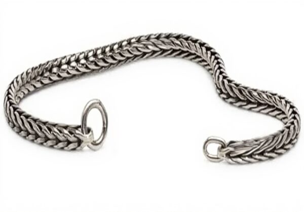 Bracelet Trollbeads argent 17 cm sans fermoir bijou femme