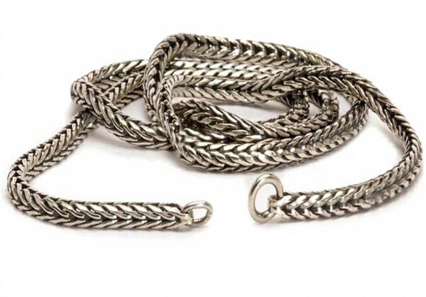 Collier argent sterling 925 Trollbeads femme chaîne flexible