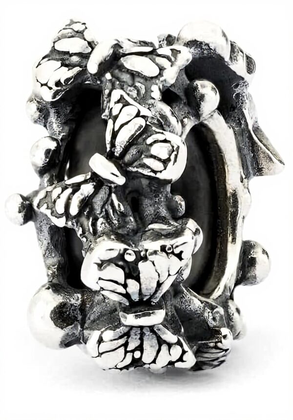 Entretoise papillon Trollbeads argent sterling bijou femme