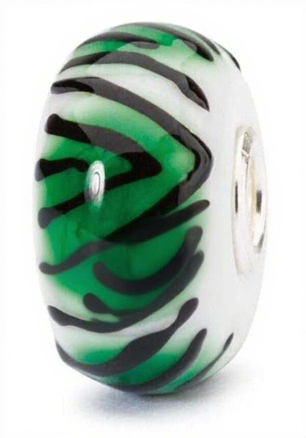 Perle Trollbeads Argent Vert Femme Charms et Bre