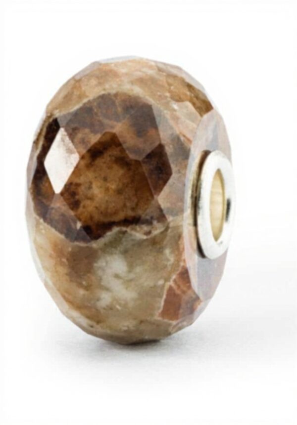 Perle Grenat feldspath Trollbeads Femme Verre Bijoux