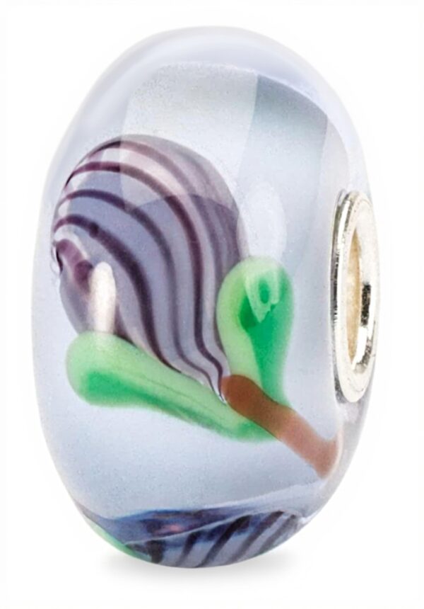 Perle d'amour Trollbeads charme fleur bijoux femme