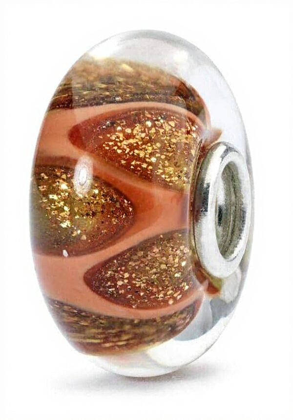 Perle de Verre Trollbeads Argent 925 Femme Charm Bijou