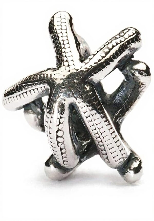 Perle étoile de mer Trollbeads argent 925 bijoux femme