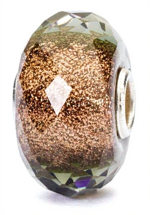 Perles Trollbeads verre motif soleil lune étoiles femme