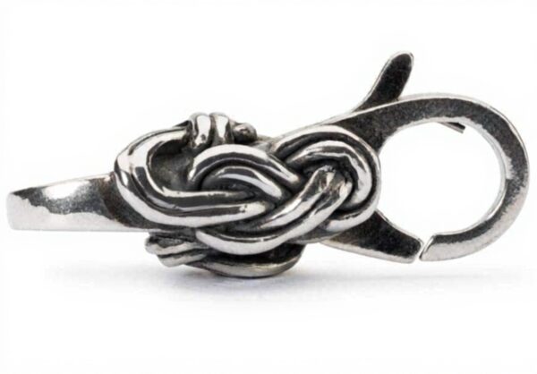 Fermoir nœud Trollbeads argent sterling bijoux femme