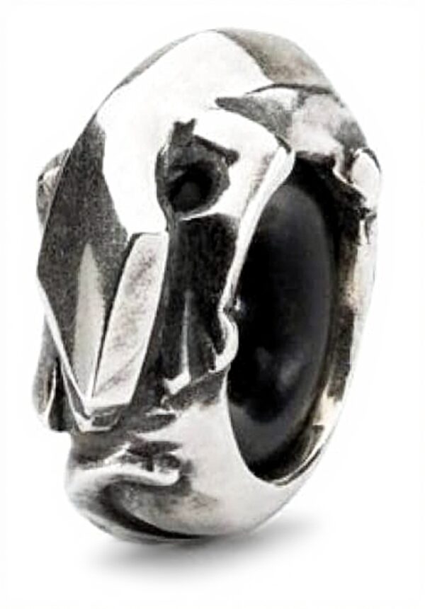 Trollbeads Stop lézard argent perle charme femme bijou