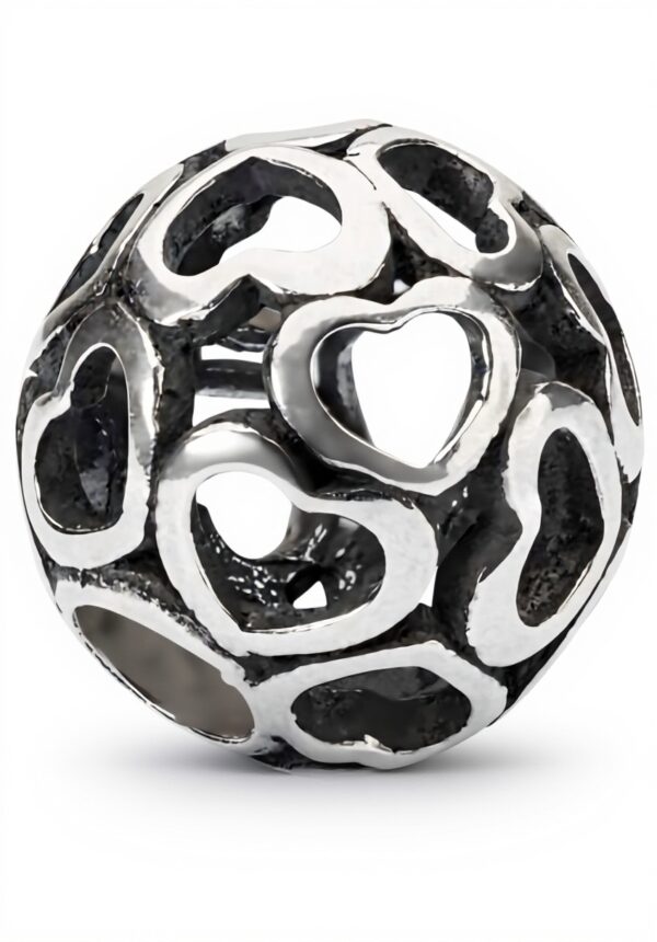 Charm Trollbeads argent sterling amour bijoux femme