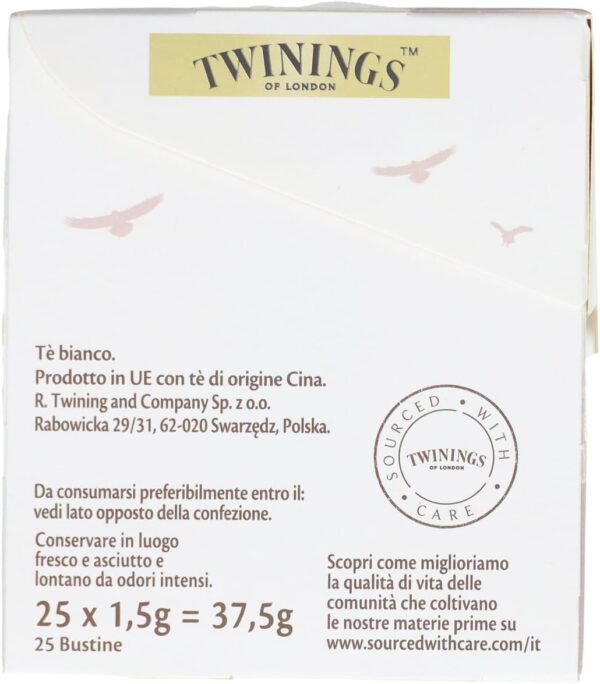 Thé blanc Twinings 25 sachets antioxydant délicat-5