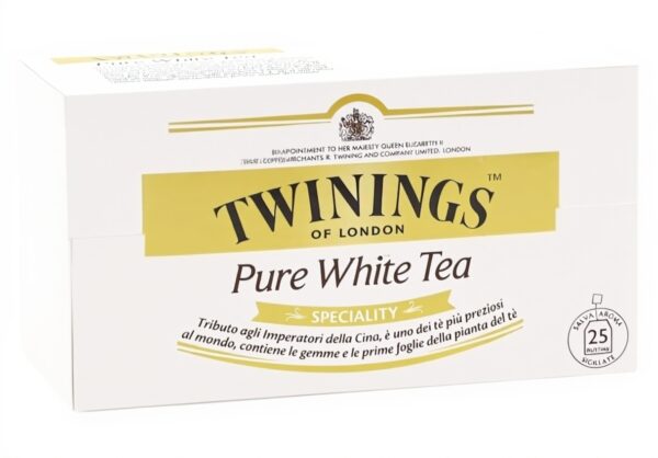 Thé blanc Twinings 25 sachets antioxydant délicat