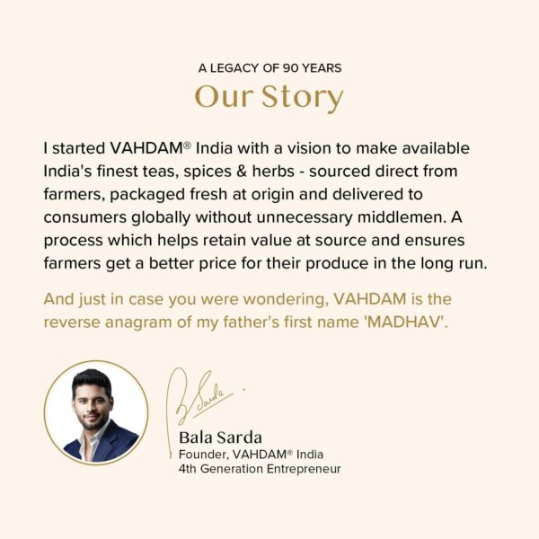 Thé blanc VAHDAM Imperial Himalayan sachets pyramide naturel-7