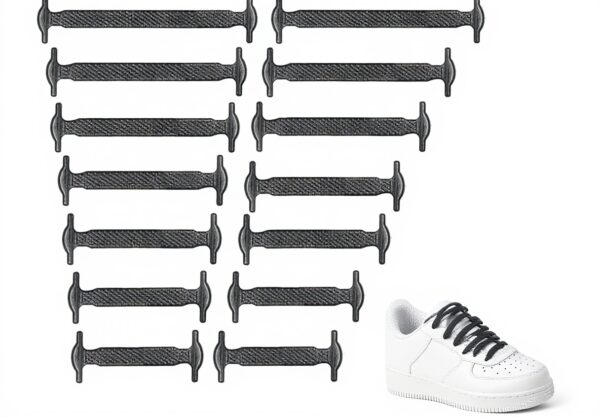 Lacets sans noeud Vandomrise silicone imperméables enfants