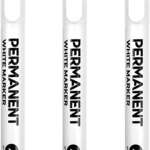 Marqueurs permanents blancs Yatrosynth lot 3 tissu metal-0