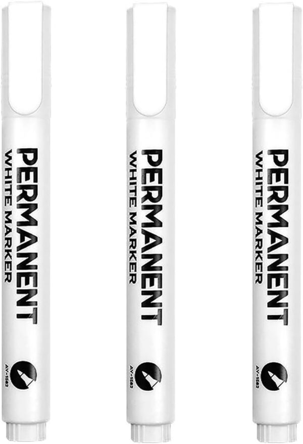 Marqueurs permanents blancs Yatrosynth lot 3 tissu metal-0