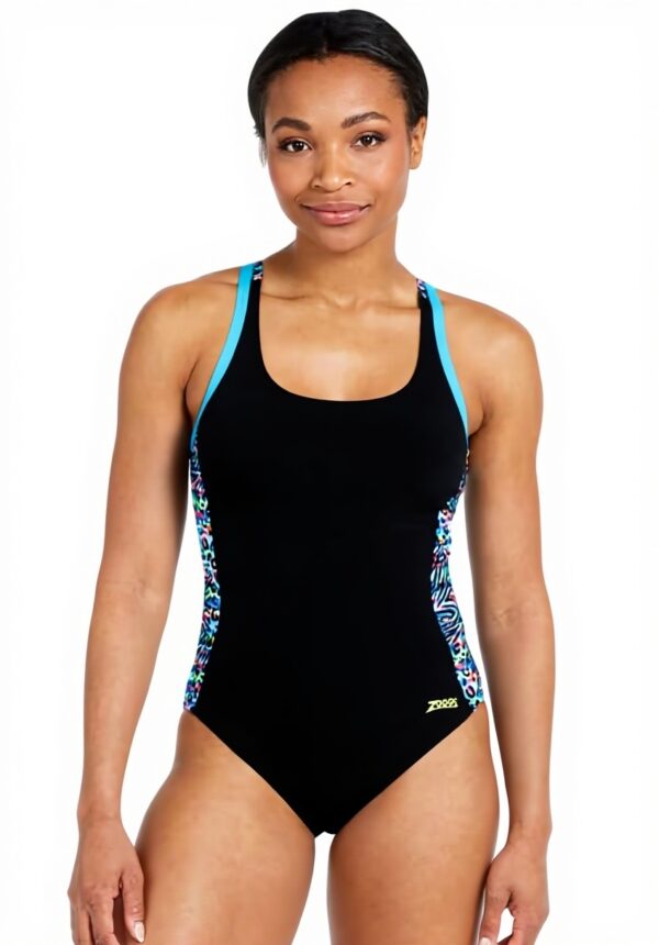Maillot de bain femme Zoggs Atom Back Sunset compétition