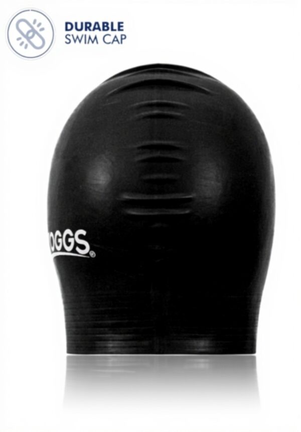 Bonnets de bain Zoggs latex taille unique noir natation