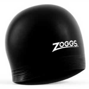 Bonnets de bain Zoggs latex taille unique noir natation