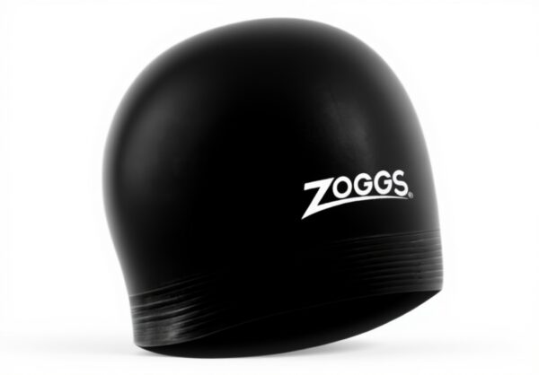 Bonnets de bain Zoggs latex taille unique noir natation