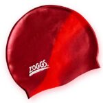 Bonnet de natation Zoggs silicone unisexe adulte multicolore