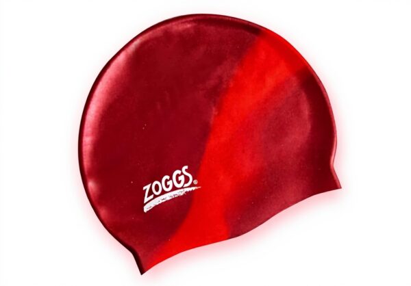 Bonnet de natation Zoggs silicone unisexe adulte multicolore