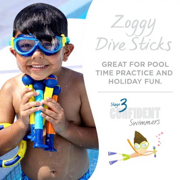 Bâtonnets de plongée Zoggs jouet flottant enfant piscine