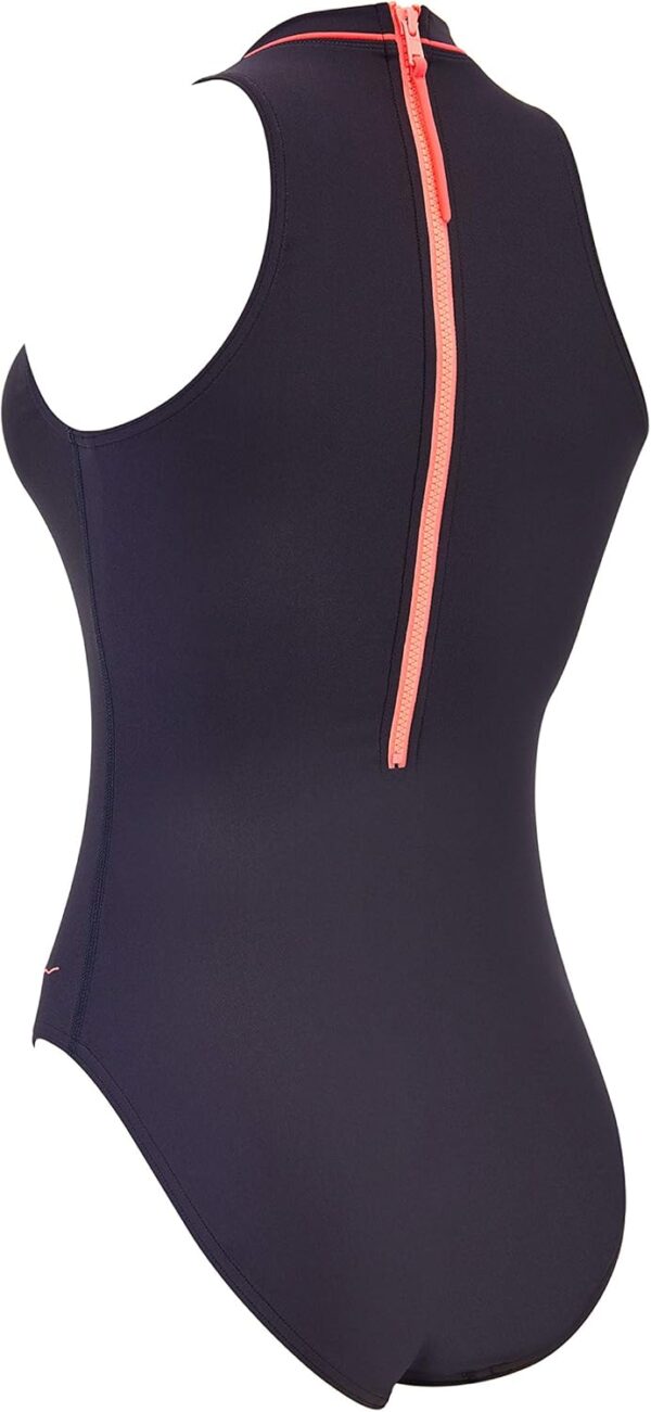 Maillot de bain Zoggs Femme Eco Fabric col haut zip-4