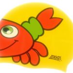 Bonnets de bain Zoggs silicone junior crabe jaune unisexe