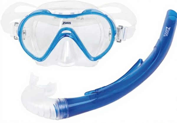 Zoggs Masque Tuba Junior Plongée Sécurité Polycarbonate