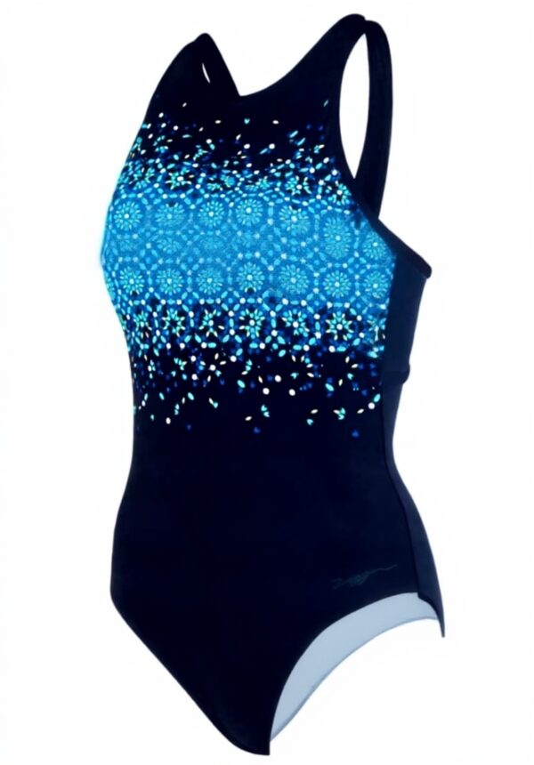 Maillot de bain femme Zoggs Crossback Bleu sport nage