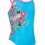 Maillot de bain fille Zoggs coucher soleil cubain résistant