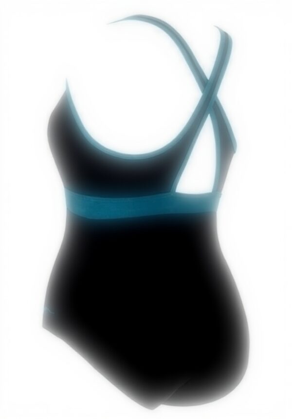 Maillot de bain femme Zoggs Dakota Crossback Noir Or Vert