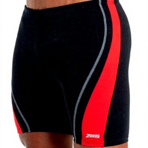 Short de bain Zoggs Eaton Mid Jammer Homme Noir Rouge